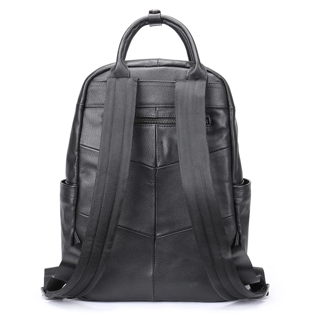 Laptop Bag 13.3 Inch/ Leather Men's Backpack/ Anti-Theft Backpack/ Schoolbag