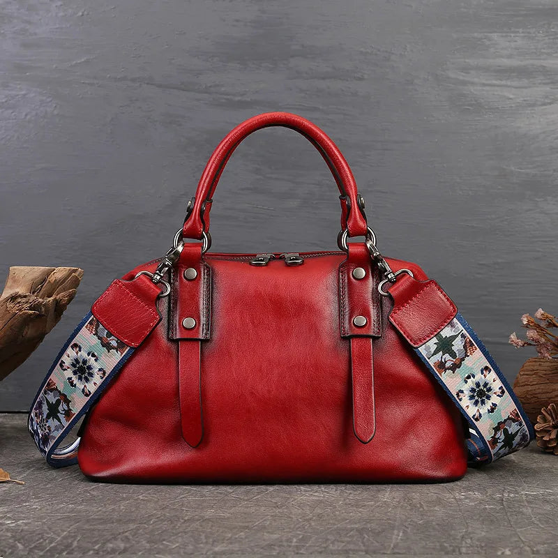 MOTAORA Genuine Leather Shoulder Bags For Women/ Handbags 2024 New Luxury Designer Vintage Lady Handbag /Casual Tote Women's Bag