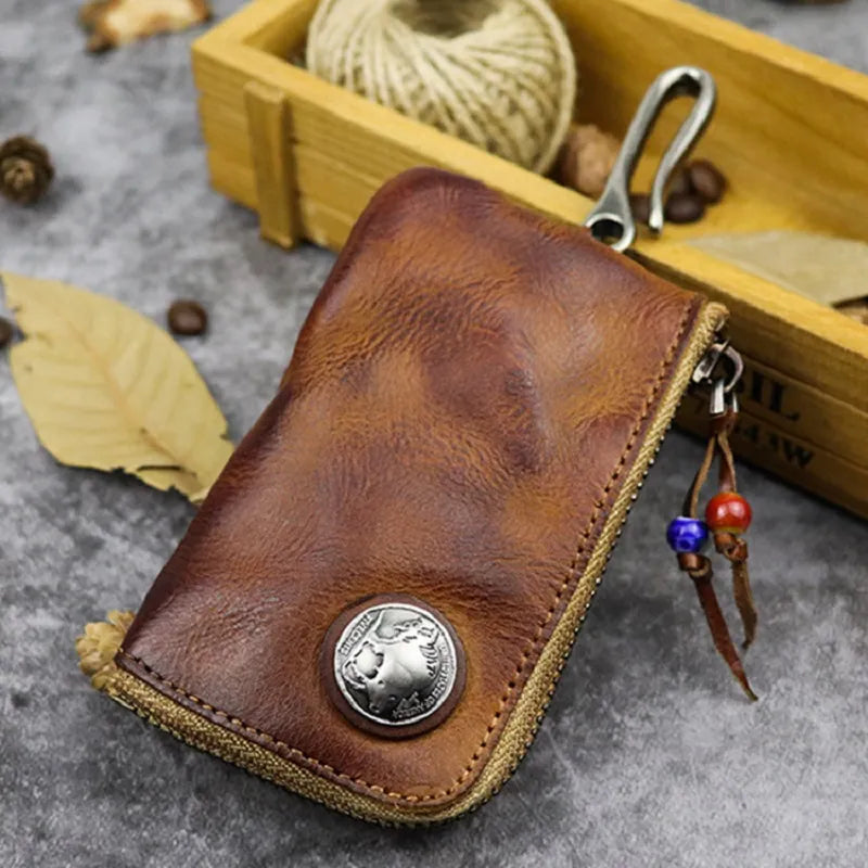 Leather Key Wallet/ Key Organizer