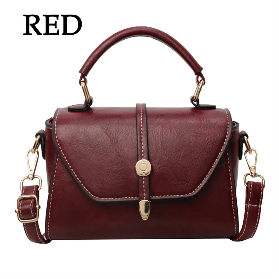 New High Quality Cowhide Women's Handbag Fashionable Casual Female Shoulder Bags Luxury Designer Girls Diagonal Straddle Bag Sac