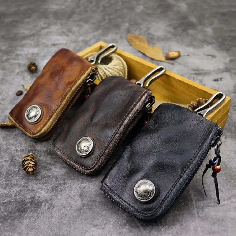 Leather Key Wallet/ Key Organizer